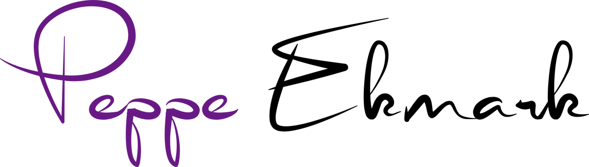 Peppe Ekmark logotype