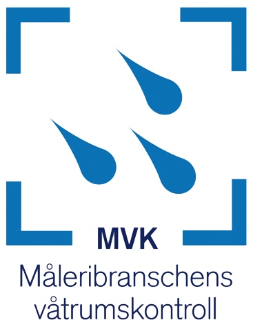 MVK - Måleribranschens Våtrumskontroll logotype