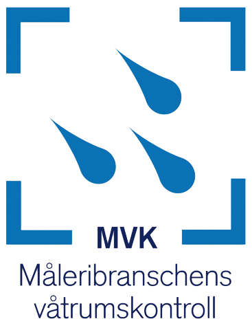 MVK - Måleribranschens Våtrumskontroll logotype